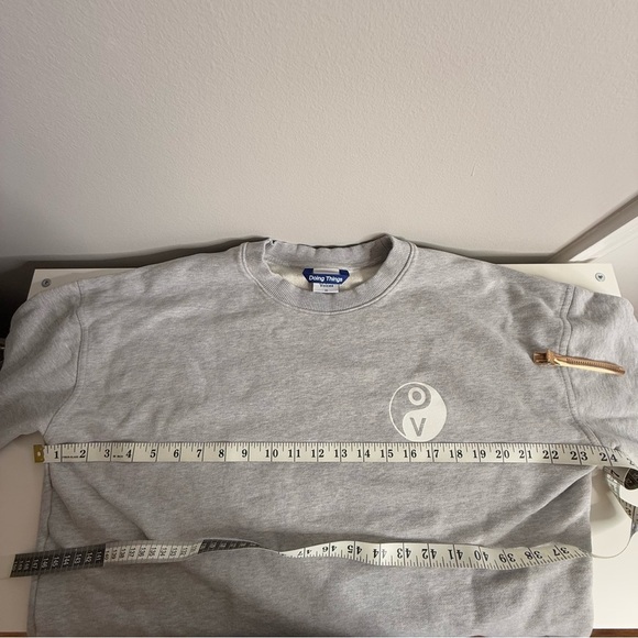 Outdoor Voices - Unisex Cotton Sweatshirt - Move your body - grey XS - Picture 7 of 7